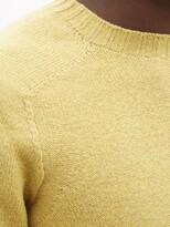 Thumbnail for your product : Stone Island Logo-patch Wool-blend Sweater - Yellow