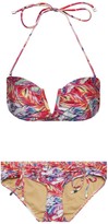 Thumbnail for your product : We Are Handsome Menagerie Gathered Bikini