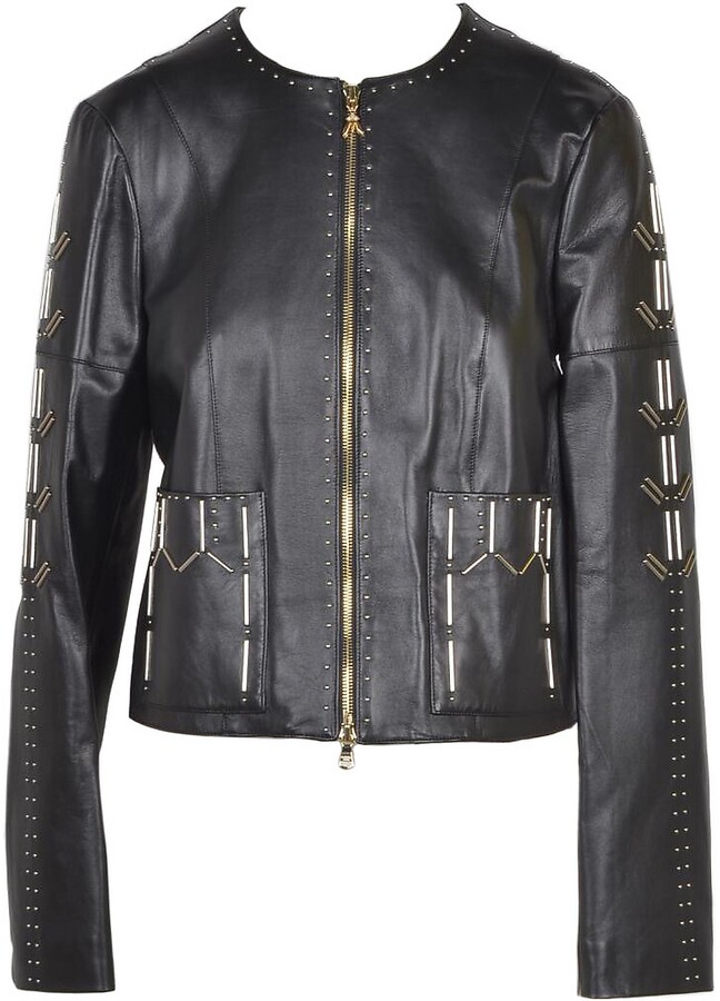 Paprika Women's Black Leather Jacket - ShopStyle