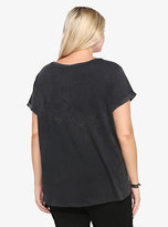 Thumbnail for your product : Torrid Faded Cemetery Words Graphic Hi-Lo Tee