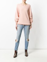 Thumbnail for your product : Unravel Project Distressed Ribbed Jumper