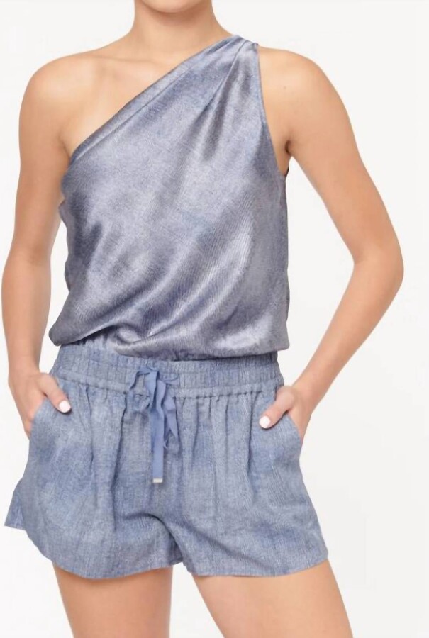 CAMI NYC Darby Bodysuit In Denim - ShopStyle Tops