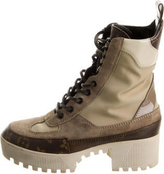 Louis Vuitton Monogram Nylon Combat Boots - ShopStyle