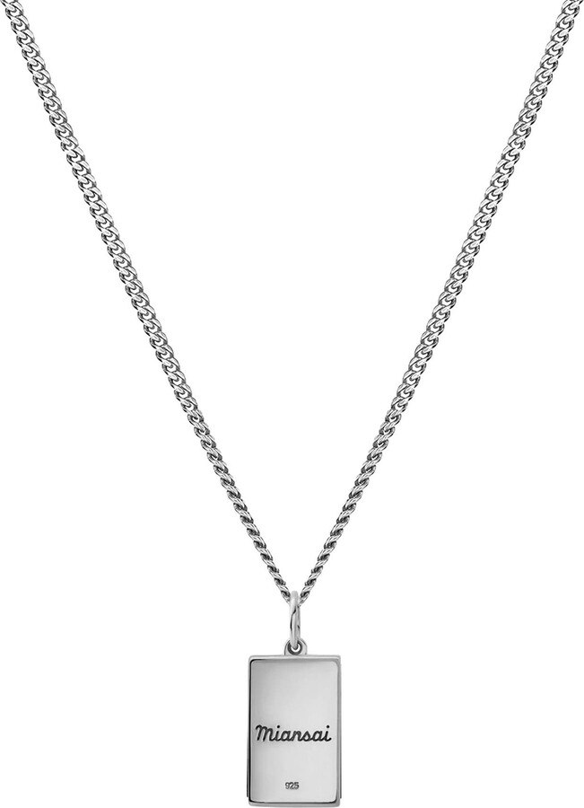 Miansai Duo Lapis Pendant Necklace