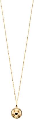 Elements Gold Yellow Gold Ball Pendant on a Chain of Length 51cm AZ-GP2049