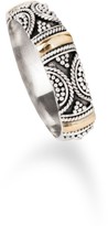 Thumbnail for your product : Aquila Jewellery Delicate Sterling Silver Band With 18K Gold - Brighton