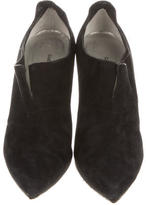 Thumbnail for your product : CNC Costume National Suede Pointed-Toe Booties