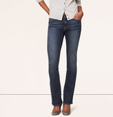 Thumbnail for your product : LOFT Petite Curvy Boot Cut Jeans in Scale Blue Wash