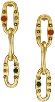 Thumbnail for your product : Gas Bijoux Gabriel 24K Goldplated & Mixed-Stone Link Drop Earrings