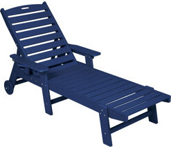 Rosecliff Heights Oversized Chaise Lounge Chair Set with Wood Texture and 5 Positions