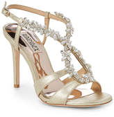 Thumbnail for your product : Badgley Mischka Heil Embellished Leather Sandal