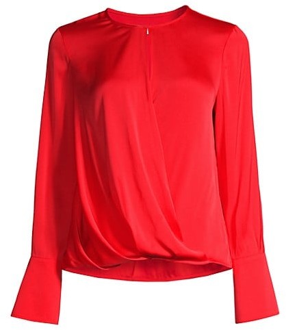 milly silk blouse