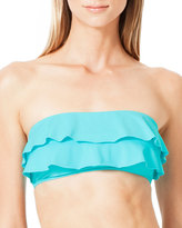 Thumbnail for your product : MICHAEL Michael Kors Tiered Ruffled Bandeau Top
