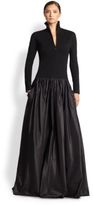 Thumbnail for your product : Akris Wool & Silk Taffeta Gown