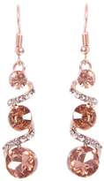 Thumbnail for your product : Quiz Rose Gold Drop Earrings