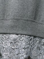 Thumbnail for your product : Antonio Marras Embellished Lace Trim Sweater