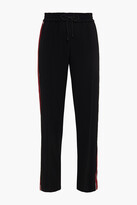 Thumbnail for your product : Kenzo Striped stretch-crepe track pants