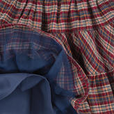 Thumbnail for your product : Troizenfants Flared red tartan skirt