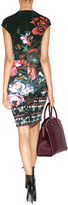 Thumbnail for your product : Roberto Cavalli Printed Dress in Black/Rose