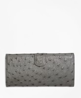 Thumbnail for your product : Brooks Brothers Ostrich Wallet