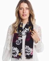 Thumbnail for your product : White House Black Market Floral Oblong Scarf