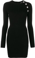 Thumbnail for your product : Balmain Buttoned Body-Con Mini Dress