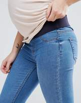 Thumbnail for your product : New Look Maternity Under The Bump Blue Jegging