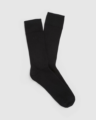 French Connection Men's Socks - Ribbed 1 Pk Socks - Size One Size, 00 at The Iconic
