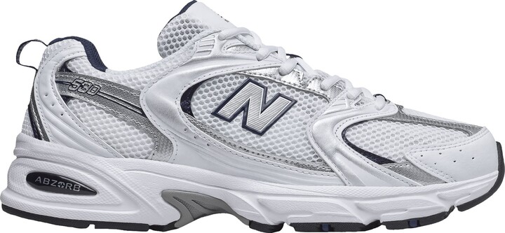 New Balance 530 Shoes, Women's, M4.5/W6, White/Blue