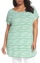 Thumbnail for your product : Sejour Plus Size Women's Wide Neck Tunic Tee