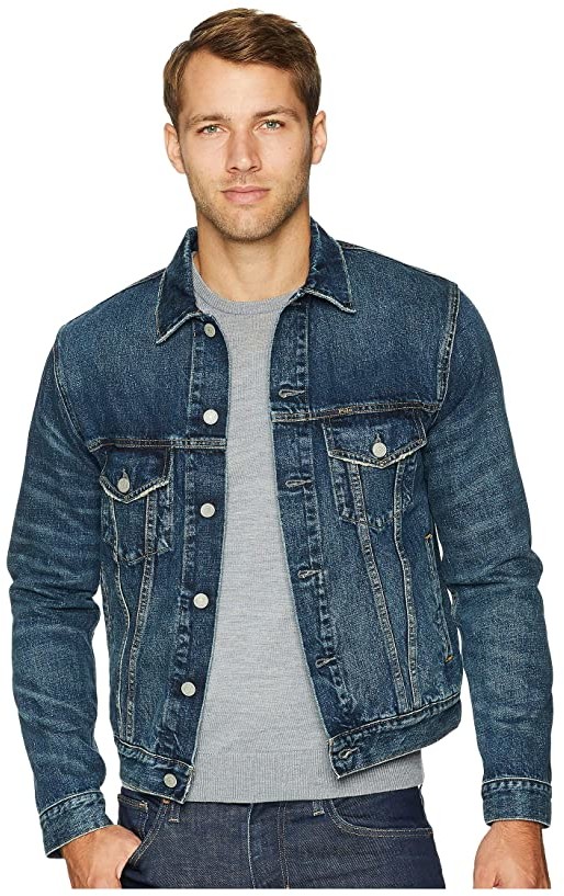ralph lauren jeans jacket with fur collar