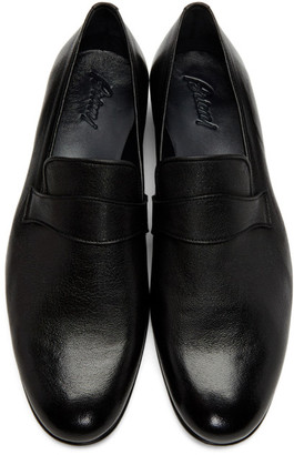 Brioni Black Penny Loafers