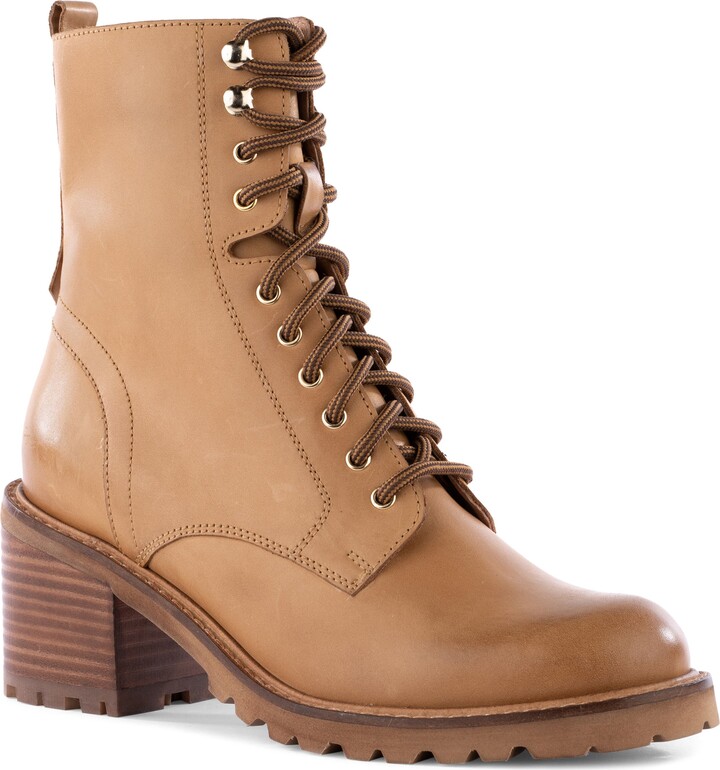 tan combat boots