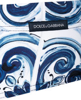 Thumbnail for your product : Dolce & Gabbana Majolica print swim briefs