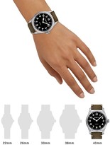 Thumbnail for your product : Montblanc 1858 Stainless Steel & Leather Strap Automatic Watch