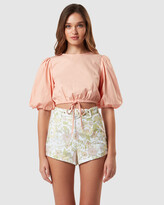 Thumbnail for your product : Charlie Holiday Women's Pink Cropped tops - Harmony Top - Size One Size, XL at The Iconic