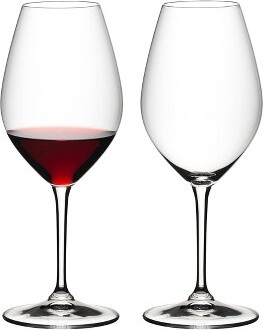 Riedel Setof2)23.5flozFriendlyWineGlassesRed