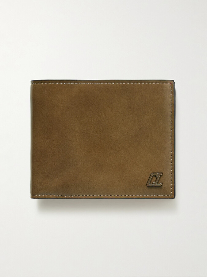 CHRISTIAN LOUBOUTIN Logo-Debossed Leather and PU Billfold Wallet