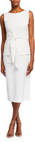 Thumbnail for your product : Lafayette 148 New York Lucy Sleeveless Tie-Front Finesse Crepe Dress
