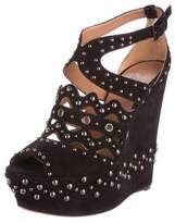 Thumbnail for your product : Alaia Embellished Wedge Sandals