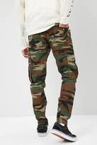 Thumbnail for your product : Forever 21 Camo Ankle-Zip Drawstring Cargo Pants
