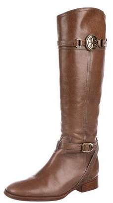 Tory Burch Leather Knee-High Boots