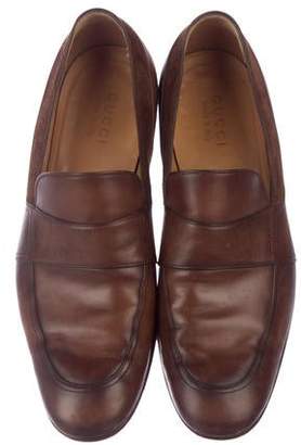 Gucci Leather Dress Loafers