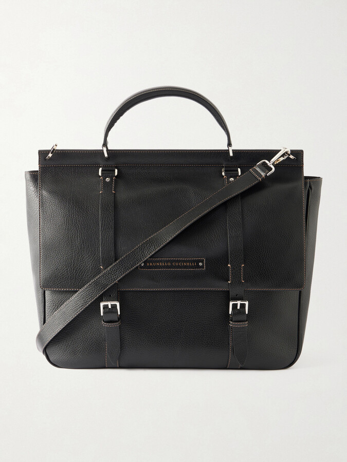 Full-Grain Leather Weekend Bag
