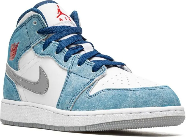 Jordan Kids Air Jordan 1 Mid SE "French Blue" sneakers
