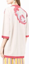 Thumbnail for your product : Antonio Marras Floral Short-Sleeve Cardigan