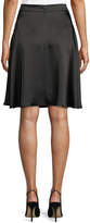 Thumbnail for your product : Emporio Armani Satin A-Line Knee-Length Skirt