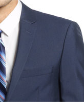 Thumbnail for your product : Andrew Fezza Suit Navy Blue Mini-Stripe Slim Fit Big and Tall