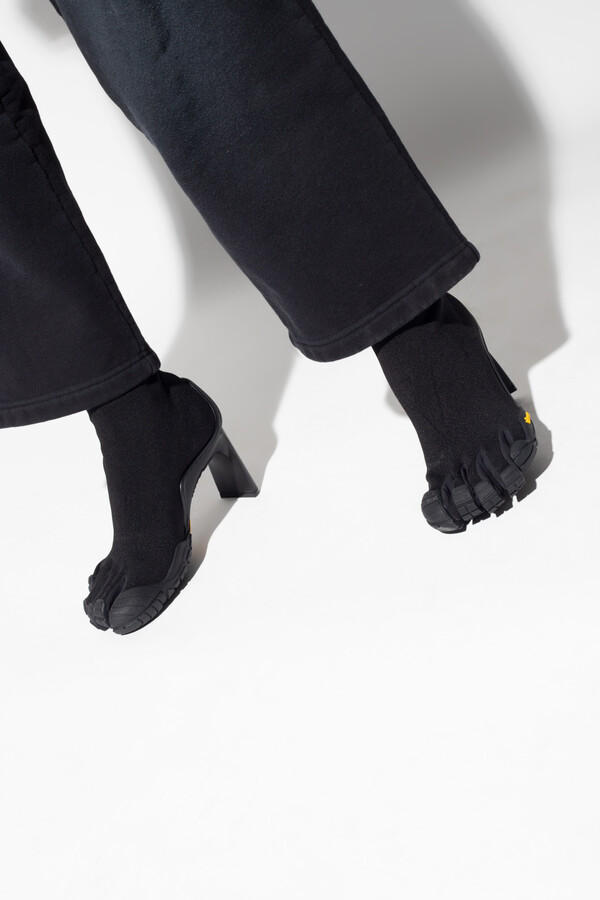 Balenciaga Heeled Sock Boots Women's Black - ShopStyle