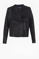 Thumbnail for your product : French Connection Armide PU Waterfall Jacket